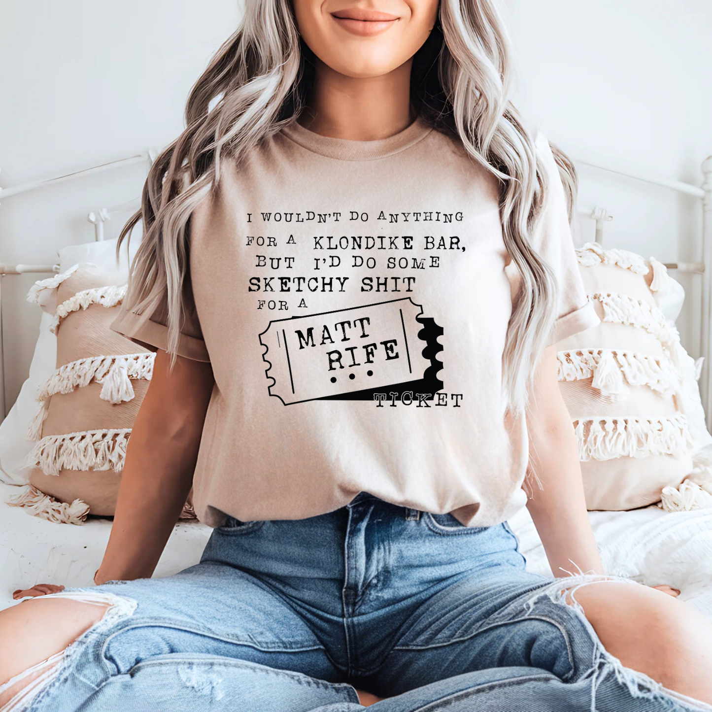 I Wouldn't Do Anything For A Klondike Bar But I'd Do Some Sketchy Shit For Matt Rife Ticket