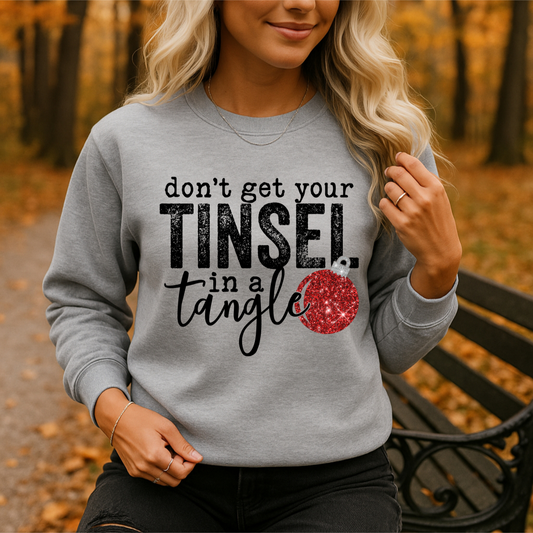 DON'T GET YOUR TINSEL IN A TANGLE