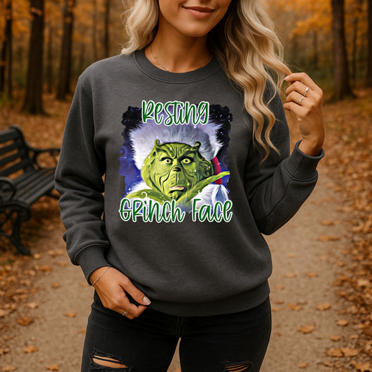 RESTING GRINCH FACE