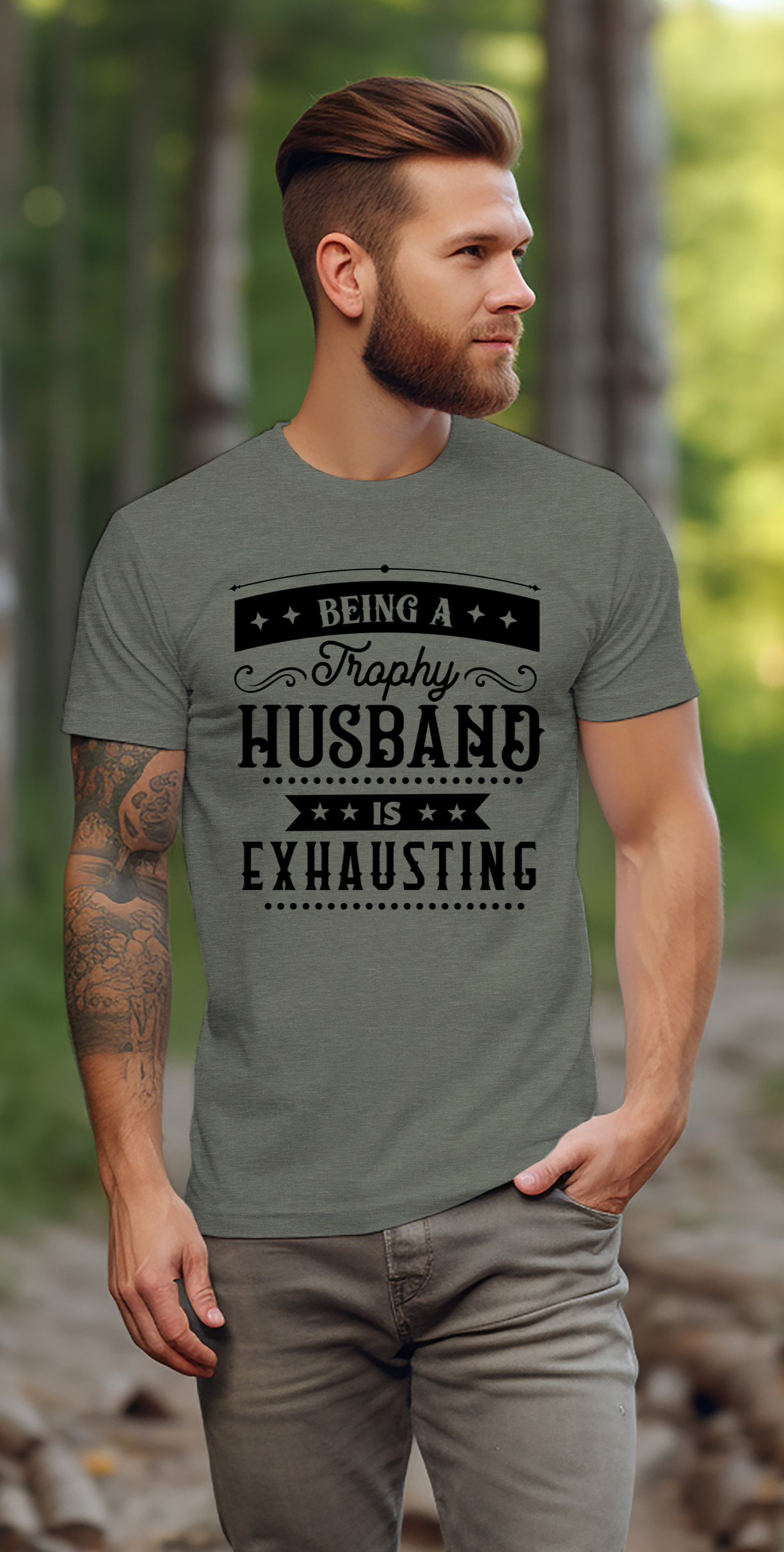 Being A Trophy Husband Is Exhausting