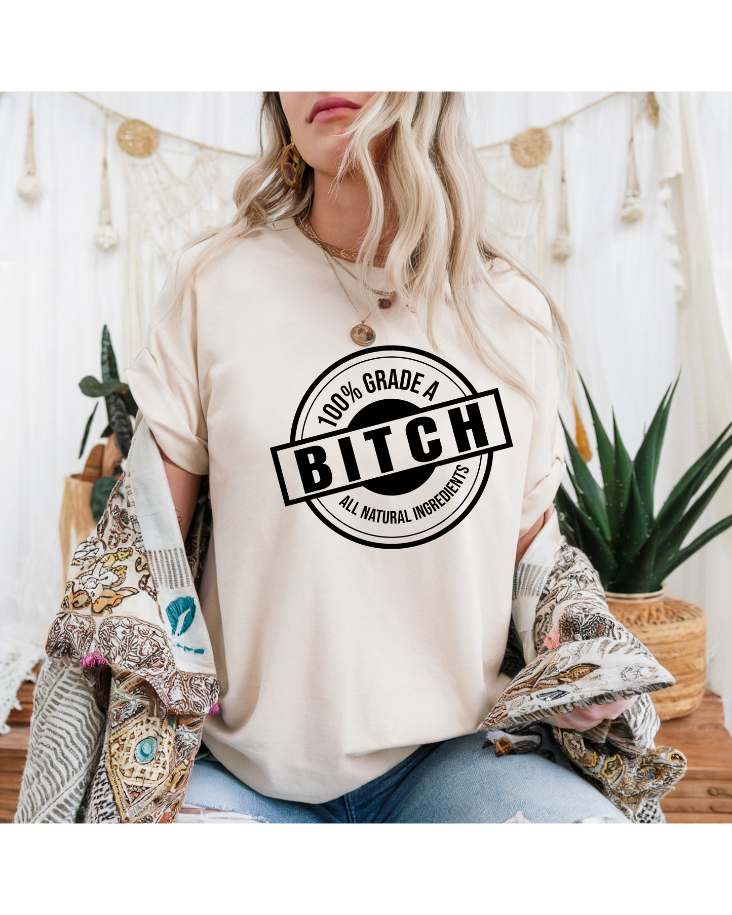 100% Grade A Bitch All Natural Ingredients