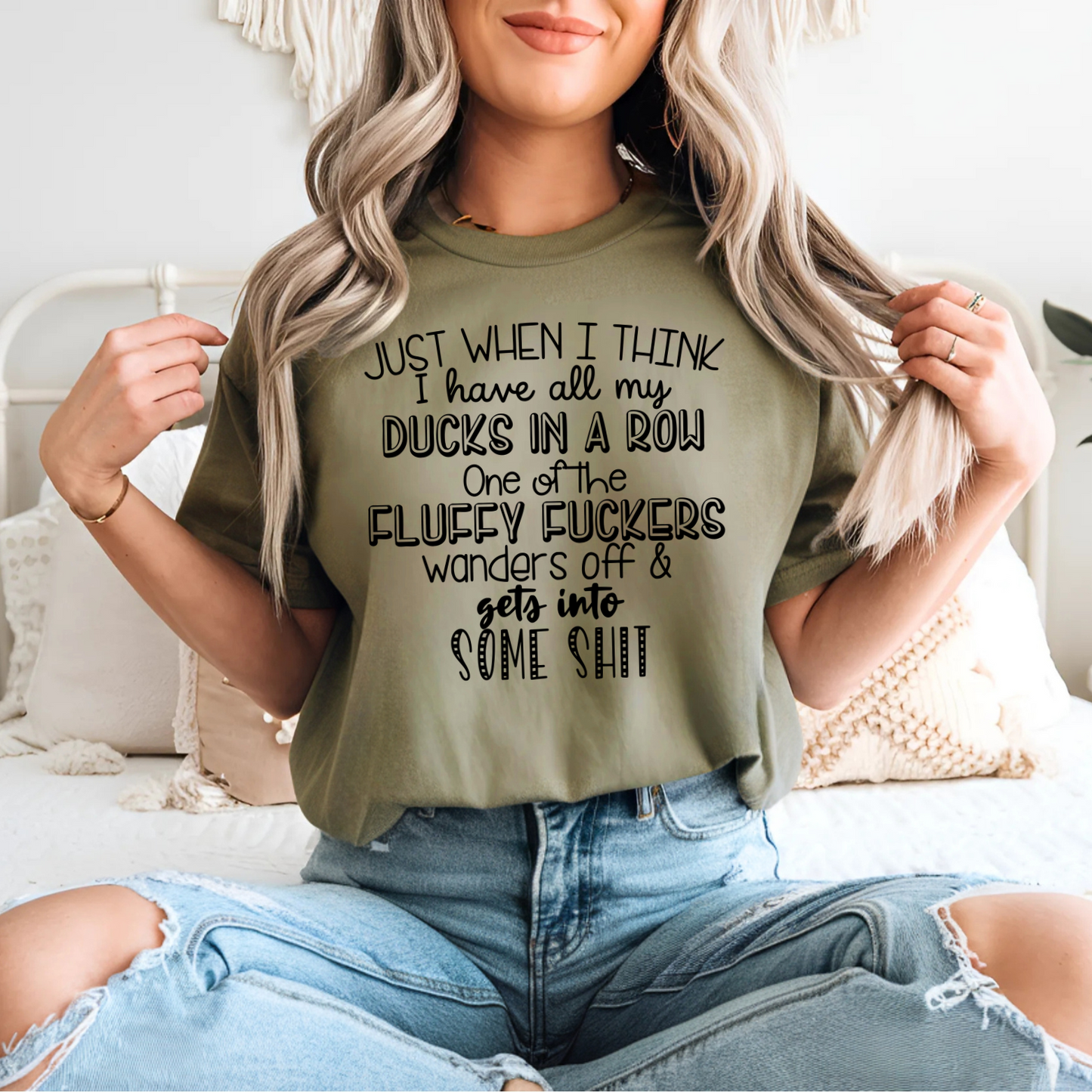 Just When I Think I Have All My Ducks In A Row One Of The Fluffy Fuckers Wanders Off & Gets Into Some Shit