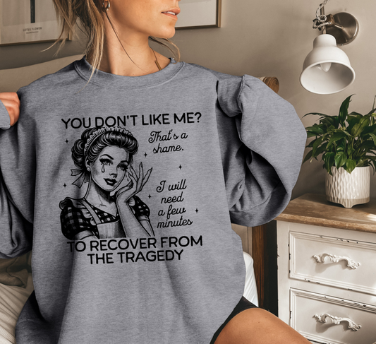 You Don't Like Me? That's A Shame I Will Need A Few Minutes To Recover From The Tragedy